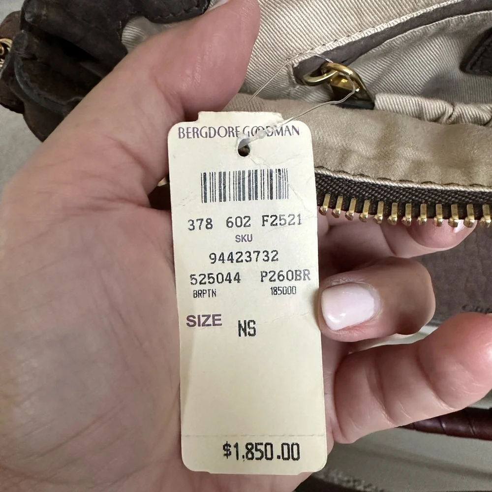 Original Chloe Brown leather Medium Marcie shoulder/crossbody bag - Picture 14 of 15